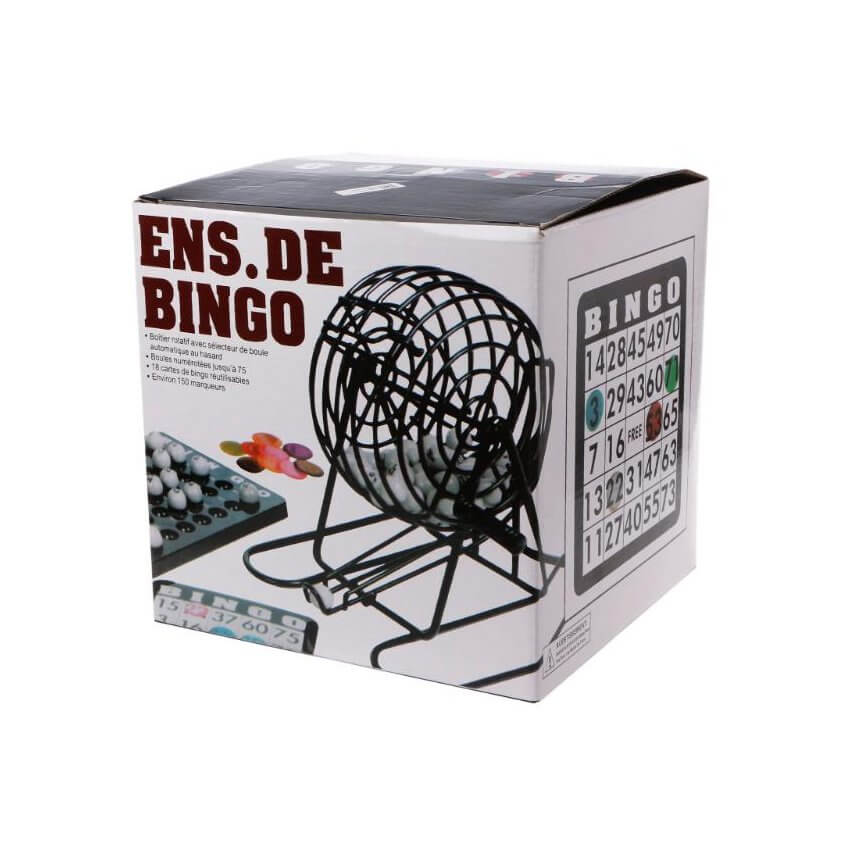 Set juego Bingo de Metal familiar