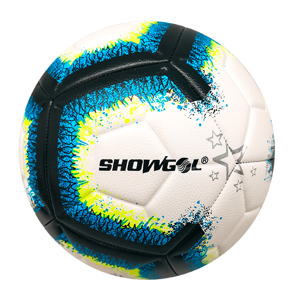 Pelota fútbol cosida cuero Showgol